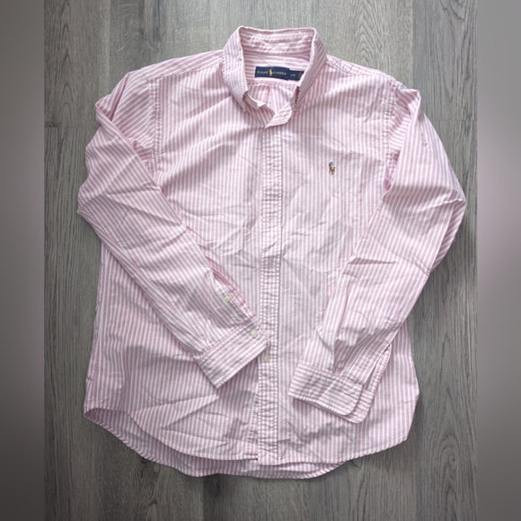 Ralph Lauren Other - Ralph's Lauren Button Up Shirt Pinstripe Size L Men Dress Shirt Oxford Preppy
